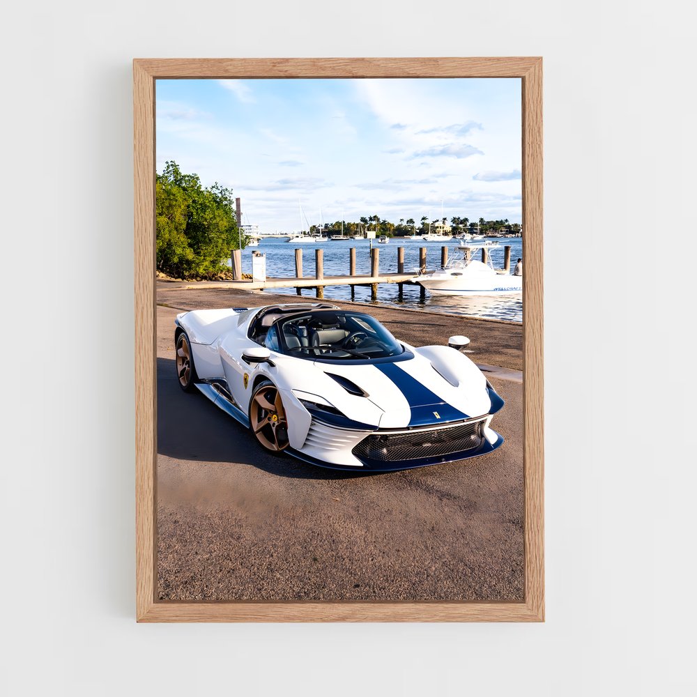 Poster Daytona Route – affiche Ferrari (vue 4)